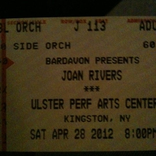 4/28/2012にGuy D.がUlster Performing Arts Centerで撮った写真
