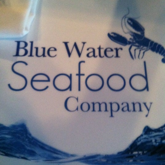 Photo taken at Blue Water Seafood by Nick M. on 8/16/2012