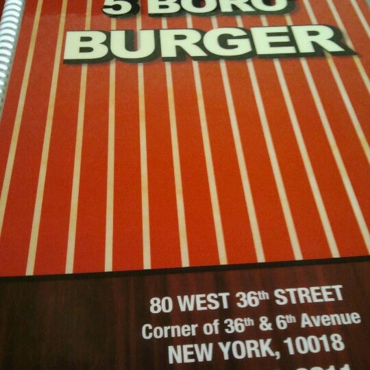 Photo taken at 5 Boro Burger by William S. on 8/29/2012