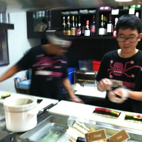 Photo taken at Sushi Freak by Dan. P. on 9/12/2012