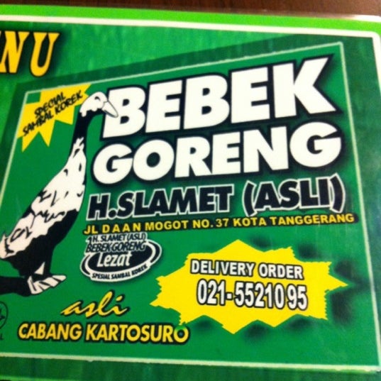 Photos At Bebek Goreng H Slamet Jl Daan Mogot No 37