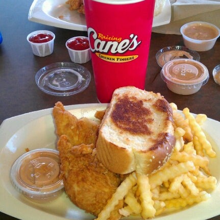Photo taken at Raising Cane&#39;s Chicken Fingers by Justin P. on 8/14/2012