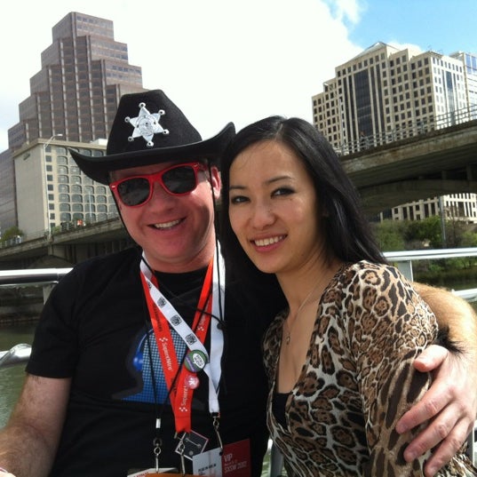 Photo taken at Lone Star Riverboat by Michael B. on 3/11/2012