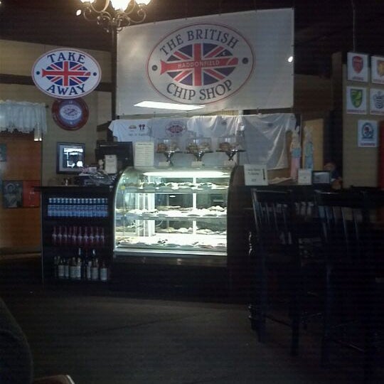 Photo taken at The British Chip Shop by John R. on 3/29/2012