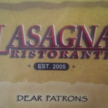 Photo taken at Lasagna Restaurant by Jake Spencer H. on 6/24/2012