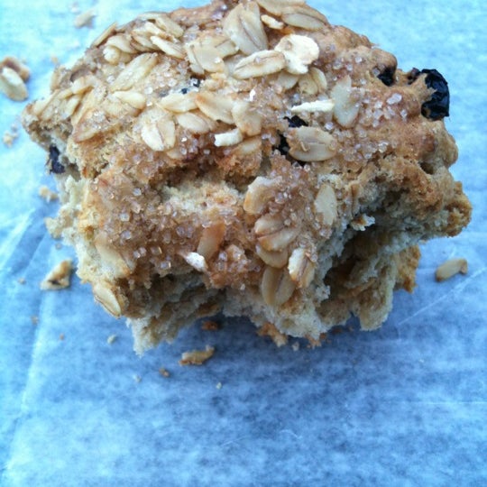 Granola topped scones at the counter!