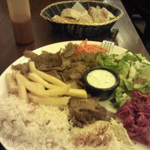 Can't go wrong with the Lamb & beef gyro sandwich or plate