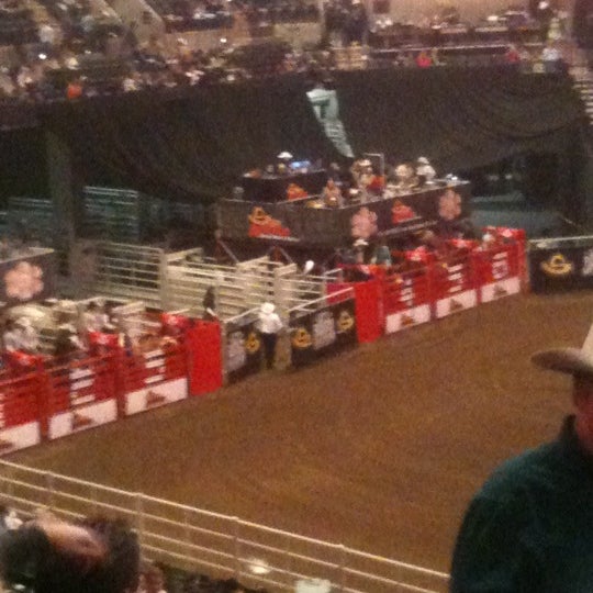 Photo taken at The San Antonio Stock Show &amp; Rodeo by Mac D. on 2/21/2012