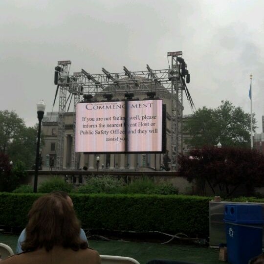 Photo taken at South Lawn Columbia University by Christina E. on 5/16/2012