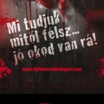 Photo taken at Nightmare in Budapest - Interactive Haunted House by Nightmare In P. on 10/13/2011