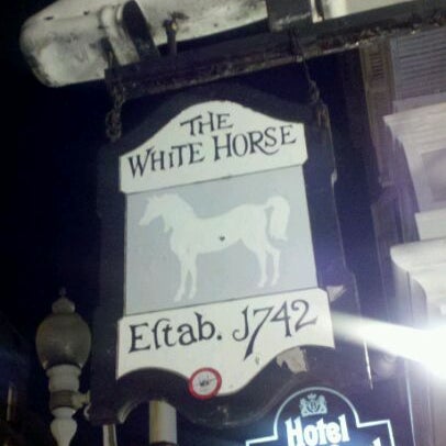 Photo taken at White Horse Tavern &amp; Restaurant by C J. on 1/27/2012