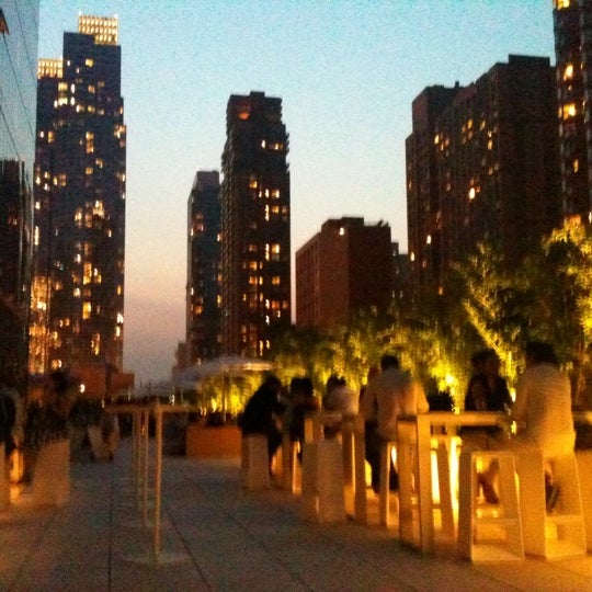 Photo taken at The Terrace at Yotel by Diana C. on 8/1/2011