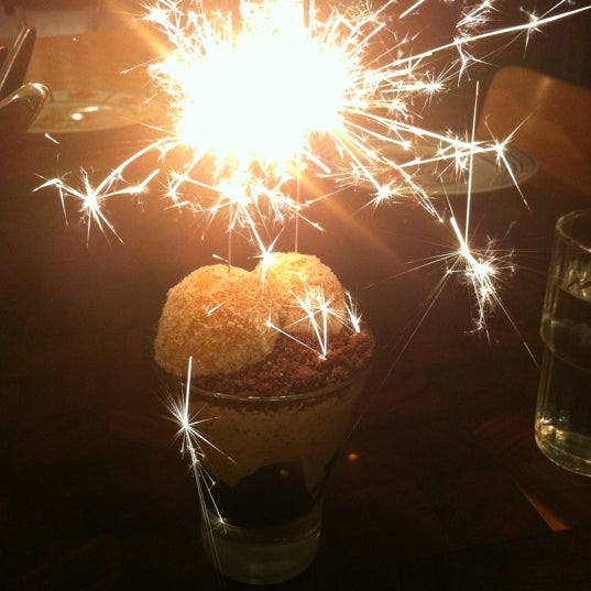If its your birthday you get Sparklers! Also the nicest wait staff I have ever met.