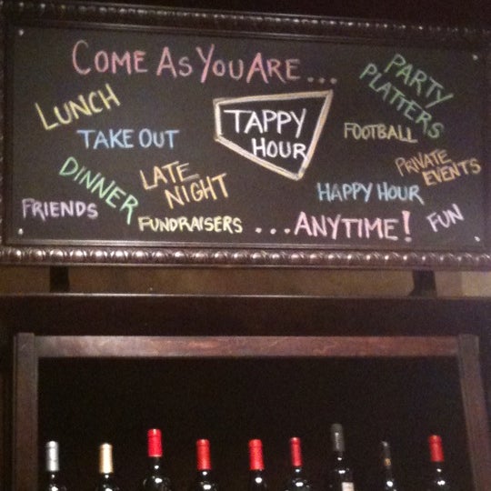 Taps menu. Taps menu