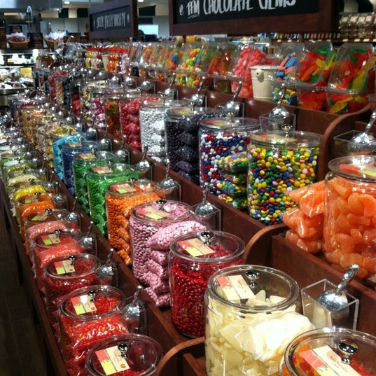 Insane selection at their nut, candy and olive bar.