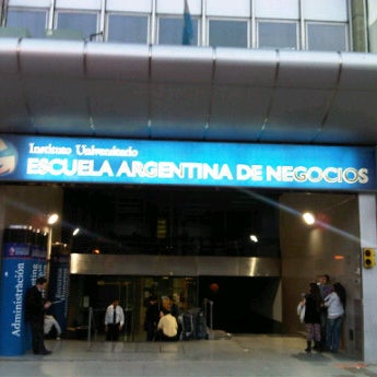 Photo taken at Instituto Universitario Escuela Argentina De Negocios by Gustavo P. on 10/14/2011