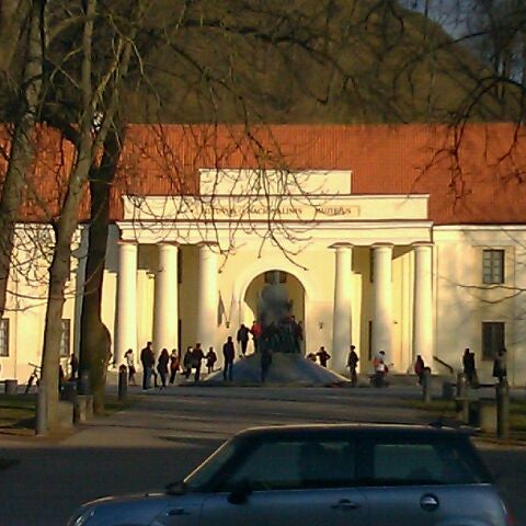 Photo taken at Monument to King Mindaugas by Anton on 4/15/2011