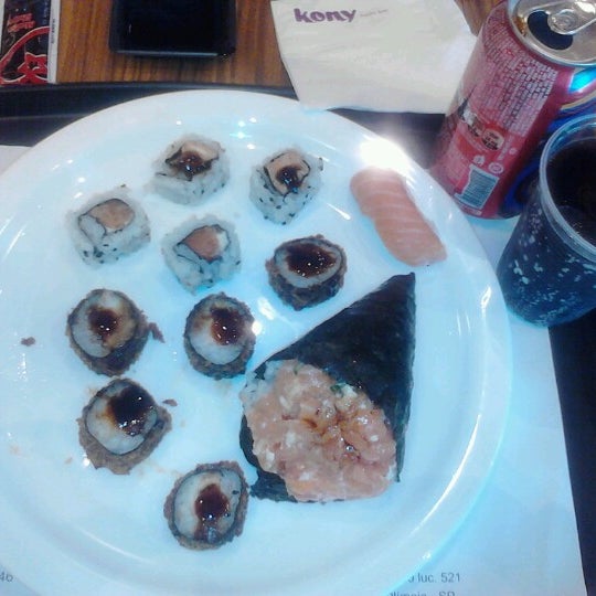 Photo taken at Kony Sushi Bar by Weeell on 8/10/2012