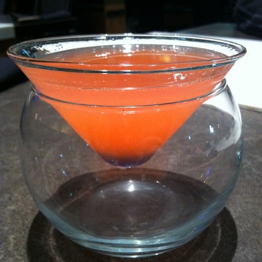 Try the skittles infused martini! And get the plaza roll!