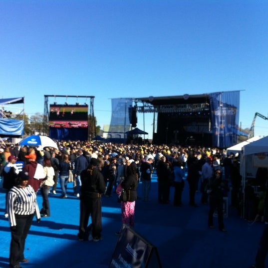 Photo taken at Allstate Fan Fest by Neal W. on 1/2/2012