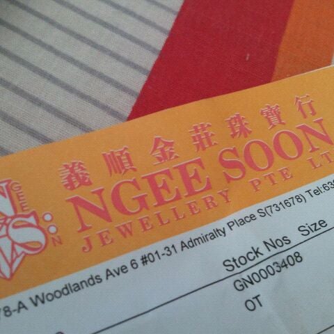 Ngee soon jewellery deals