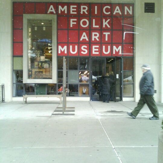 Снимок сделан в American Folk Art Museum пользователем Craig M. 2/11/2012