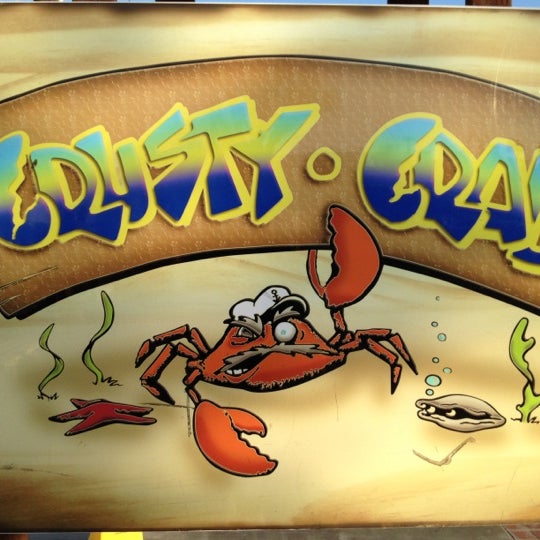 Das Foto wurde bei Crusty Crab Fish Market and Restaurant von Giselle M. am 4/29/2012 aufgenommen