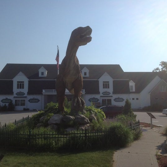 Photo taken at The Dinosaur Place at Nature&#39;s Art Village by Tom V. on 6/21/2012