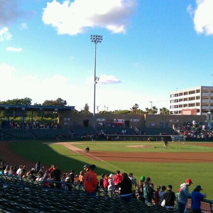 Photo taken at Stockton Ballpark by Joseph N. on 6/5/2012