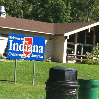 Photo taken at Indiana Welcome Center by Julie F. on 8/6/2012