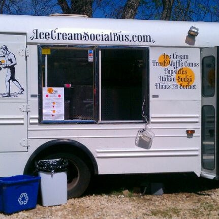Photo taken at Ice Cream Social Bus by Meredith D. on 3/12/2012