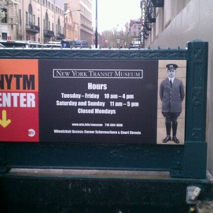 Photo taken at New York Transit Museum by Heather G. on 3/31/2012
