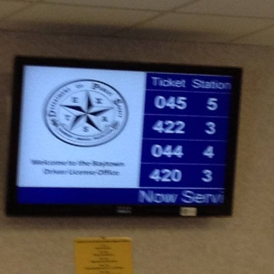 Texas Department Of Public Safety Randalls Center Baytown Baytown, TX