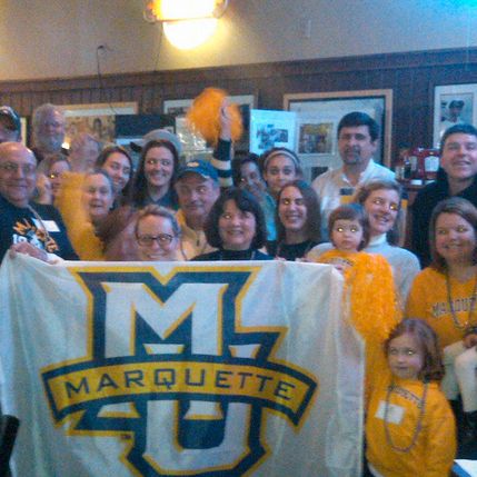 Wear your blue and gold and cheer on the Marquette University Golden Eagles basketball team. For addional info, click on "read more".