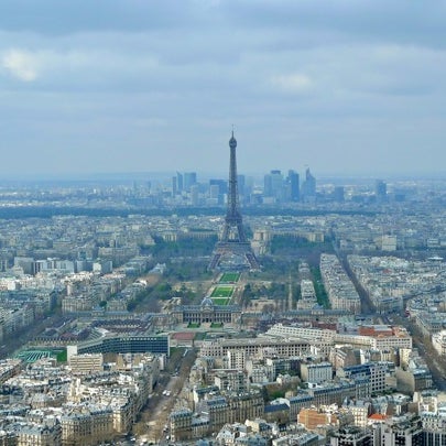 Photo taken at Montparnasse Tower Observation Deck by Mike on 1/26/2011