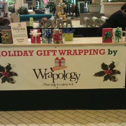 Go to Wrapology to get your holiday gifts wrapped!