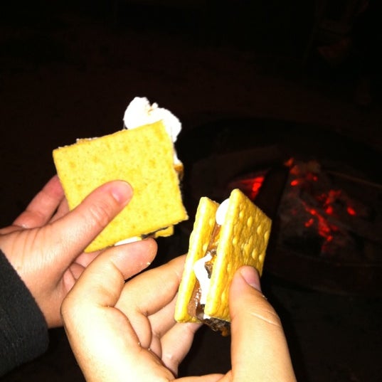 Order s'mores for dessert! They have their own fire pit