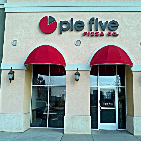 Photo taken at Pie Five Pizza by Kerry T. on 2/10/2012
