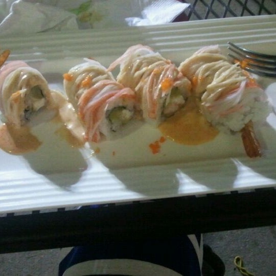 Photo taken at Crazy Sushi by kristi c. on 3/30/2012