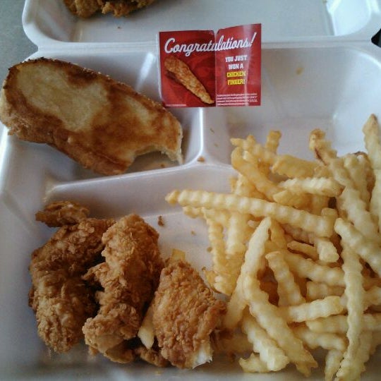 Photo taken at Raising Cane&#39;s Chicken Fingers by Lindsey Nicole S. on 1/9/2012
