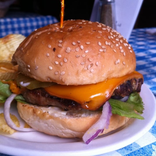 Smokey Cheddar Burger!
