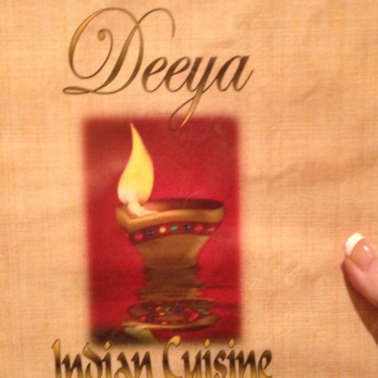 Photo taken at Deeya Indian Cuisine by Cyndee H. on 7/8/2012