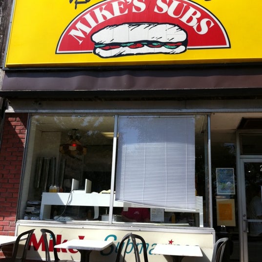 Photo taken at Mike&#39;s Subs by Kerri M. on 9/10/2011