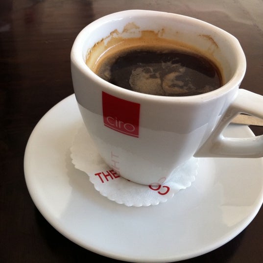 Americano is very good! They use CIRO.