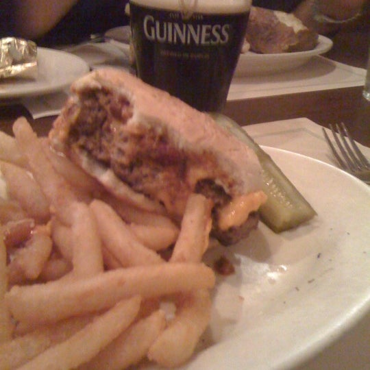 The chili cheeseburger and a guiness, best bar food in Westchester!
