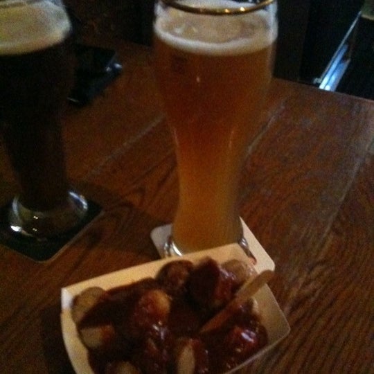 Photo taken at Wechsler&#39;s Currywurst by Jacob Y. on 3/19/2011