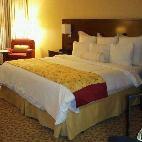 Photo taken at Providence Marriott Downtown by Whitney S. on 11/9/2011