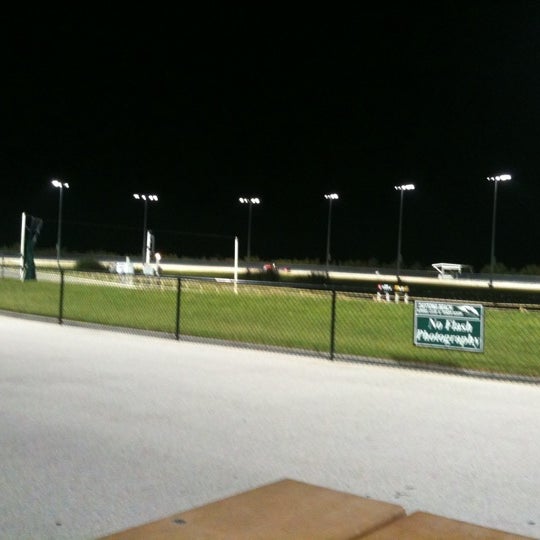 Photo taken at Daytona Beach Kennel Club and Poker Room by Karina A. on 10/1/2011