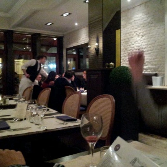 Photo taken at L&#39;Esprit de Sel Brasserie by Fabi M. on 3/16/2012