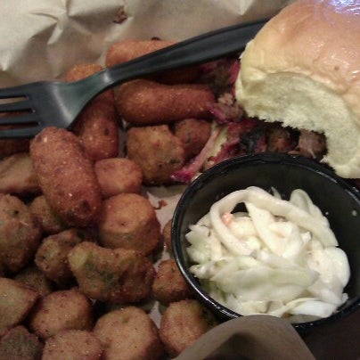 Photo taken at Buz and Ned&#39;s Real Barbecue by Zeni C. on 7/27/2012